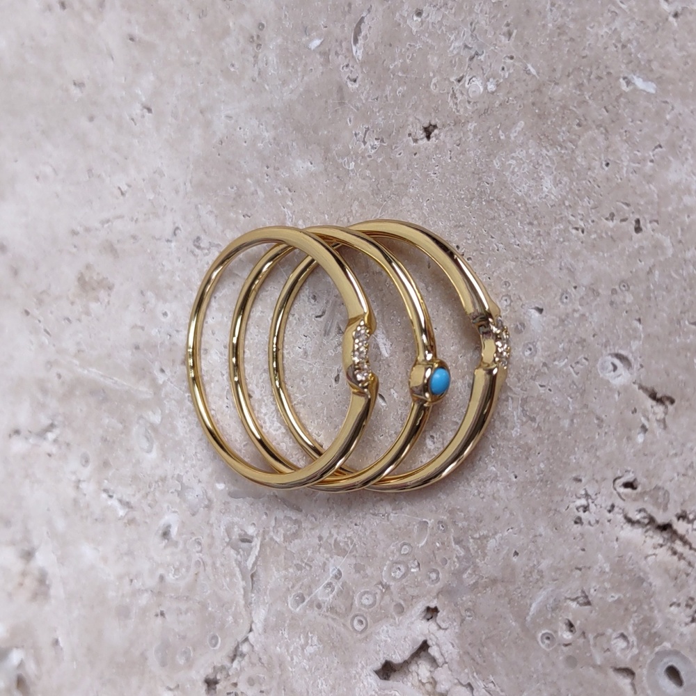 Desert Gem Stacking Rings - Picture 3 of 5